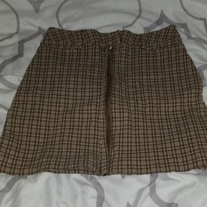 Plaid skirt